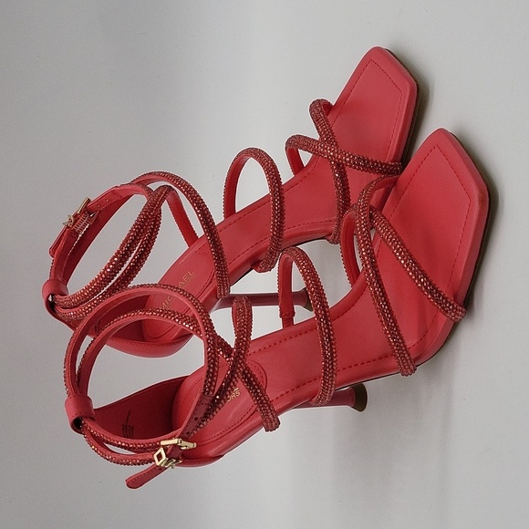 1132- MICHAEL Michael Kors Imani Strappy Women's Sandals Size 8 M NWT - Picture 2 of 11